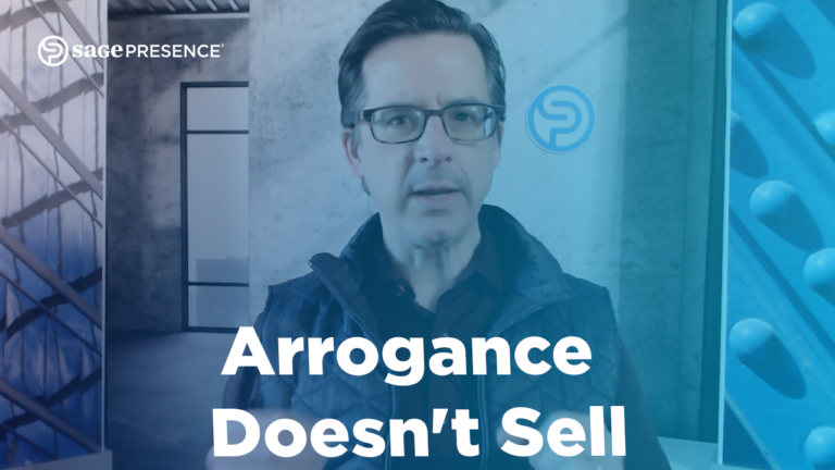 Arrogance Doesn't Sell