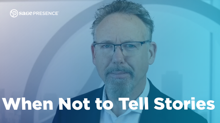 When Not to Tell Stories