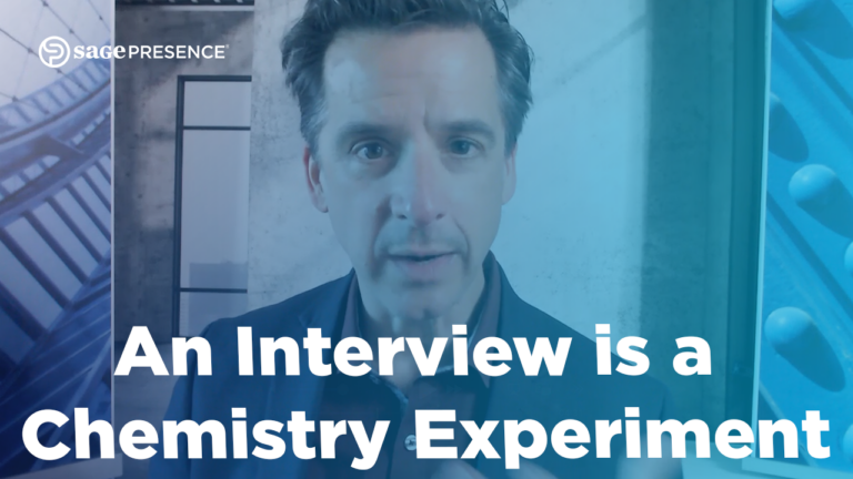 An Interview is a Chemistry Experiment