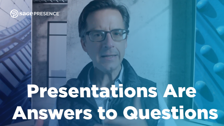 Presentations Are Answers to Questions