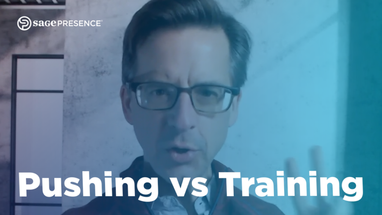 Pushing vs Training