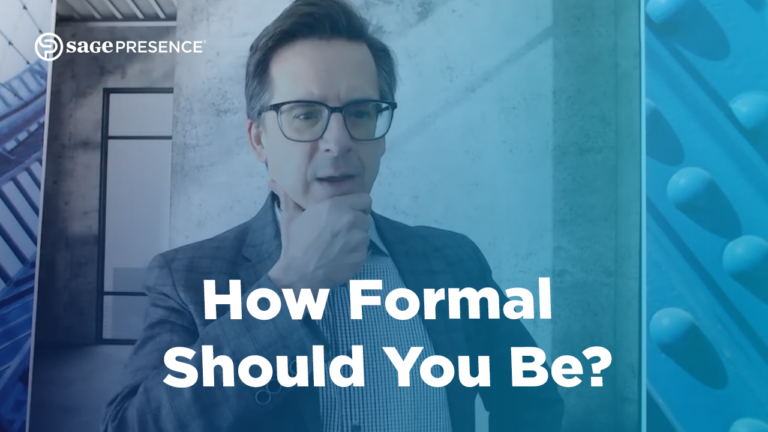 How Formal Should You Be_