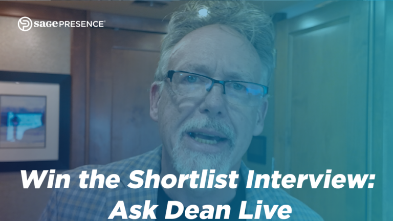 Win the Shortlist Interview- Ask Dean Live